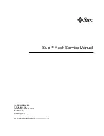 Sun Microsystems Rack Service Manual preview