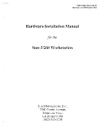 Sun Microsystems Sun-3/260 Hardware Installation Manual preview