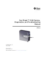 Sun Microsystems Sun Blade 1500 Service, Diagnostics, And Troubleshooting Manual preview