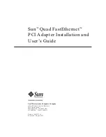 Preview for 1 page of Sun Microsystems Sun Quad User Manual