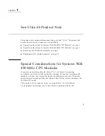 Preview for 5 page of Sun Microsystems Sun Ultra 60 Product Notes