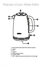 Preview for 4 page of Sunbeam Alinea KE2700K User Manual