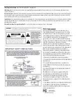 Preview for 3 page of SunBriteTV SB-2220HD Operator'S Manual