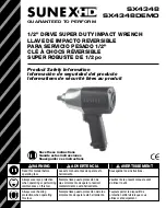 Preview for 1 page of Sunex HD SX4348 Instruction Manual