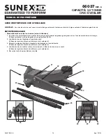 Preview for 19 page of Sunex Tools 66037 Owner'S Manual