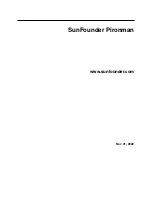 Preview for 1 page of SunFounder Pironman Manual