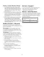 Preview for 17 page of sunjoe 24V-SB10-CT-RM Operator'S Manual