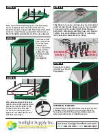 Preview for 2 page of Sunlight Supply Sun Hut Silver XL 4X4 Assembly Instructions