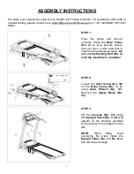 Preview for 8 page of Sunny Health & Fitness SF-T4400 User Manual