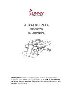 Sunny VERSA SF-S0870 User Manual preview