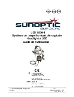 Preview for 31 page of Sunoptic Surgical LED 8500-II Operation Manual