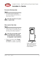 Preview for 5 page of SUNPRO D2FL20 Installer'S Manual