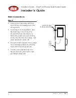 Preview for 6 page of SUNPRO D2FL20 Installer'S Manual