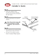 Preview for 14 page of SUNPRO D2FL20 Installer'S Manual