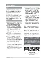 Preview for 6 page of Sunrise Medical Quickie 2 range Owner'S Manual