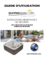 Preview for 78 page of Sunrise spas Essense 250E Owner'S Manual