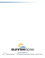 Preview for 153 page of Sunrise spas Essense 250E Owner'S Manual