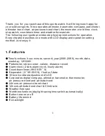 Preview for 3 page of Sunroad FR820 User Manual