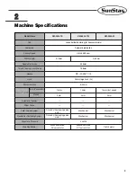 Preview for 9 page of SunStar KM-360J SERIES User Manual