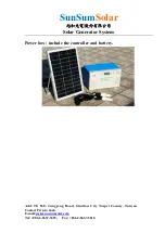 Preview for 3 page of SunSumSolar SPM45-P Manual