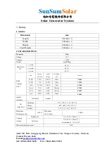 Preview for 7 page of SunSumSolar SPM45-P Manual