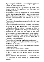 Preview for 9 page of Suntec Wellness FMA-8663 comfort pro Instruction Manual