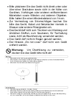 Preview for 4 page of Suntec Wellness Klimatronic Heat Patio Halogen 1500 LED Instruction Manual