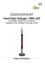 Preview for 18 page of Suntec Wellness Klimatronic Heat Patio Halogen 1500 LED Instruction Manual