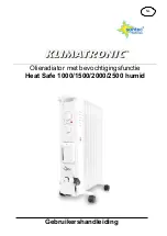 Preview for 21 page of SUNTEC Klimatronic Heat Safe humid 1000 Instruction Manual