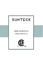 Preview for 16 page of SUNTECK RIVA 100 Installation Manual