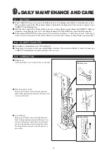 Preview for 40 page of Sunwa CARRY-UP CU406 Operation Manual