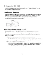 Preview for 8 page of Sunwave Tech. SRC-2200 User Manual