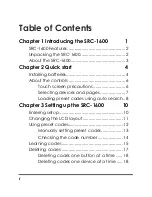 Preview for 3 page of Sunwave SRC-1600 User Manual