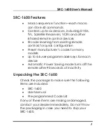 Preview for 6 page of Sunwave SRC-1600 User Manual