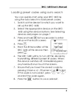 Preview for 12 page of Sunwave SRC-1600 User Manual