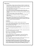 Preview for 11 page of SUNWIND BRISBANE 5001 Instruction Manual