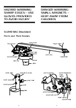 Preview for 3 page of SUPATRAC Blackbird Instructions & Warranty