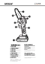 Preview for 11 page of Super SUPERSAW C100 Manual