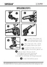 Preview for 12 page of Super SUPERSAW C100 Manual