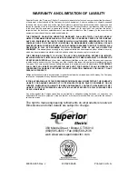 Preview for 32 page of Superior SLO-SYN SS2000MD7 Installation Instructions Manual