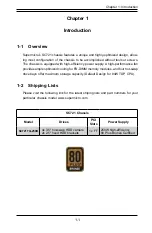 Preview for 5 page of Supermicro PWS-251-1H User Manual