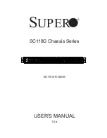 Supermicro SC118G-R1400B User Manual preview