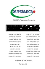 Supermicro SC825 Series User Manual preview