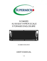 Supermicro SC946ED-R2KJBOD User Manual preview