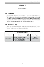 Preview for 5 page of Supermicro SCDS3A-261B User Manual