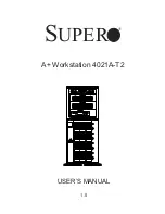 Supero 4021A-T2 User Manual preview