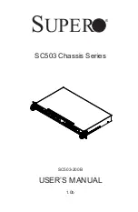 Supero CSE-503-200B User Manual preview