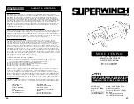 Preview for 25 page of Superwinch H11P Owner'S Manual