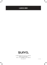 Preview for 16 page of Supra LUNEO 2000 Manual