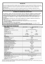 Preview for 2 page of Supra NEO 76 16/9 GT Installation Instructions And User Manual